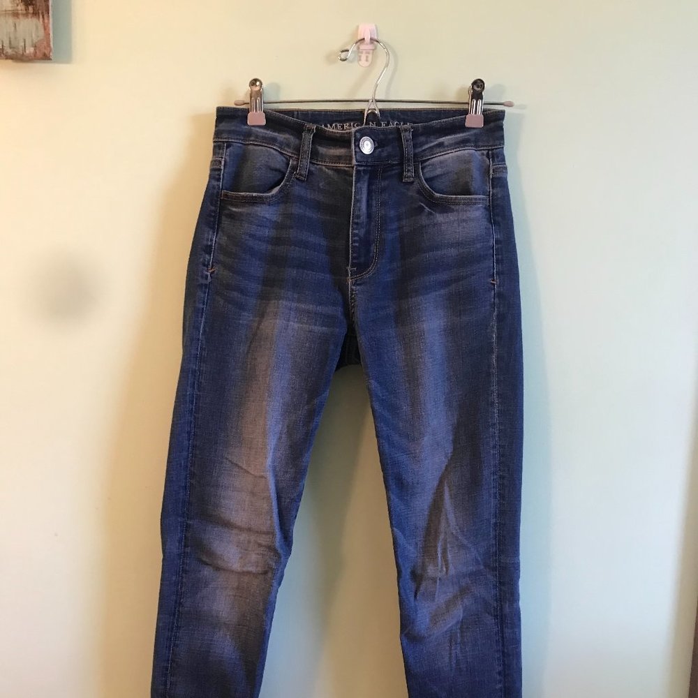 Medium Blue American Eagle Jeans